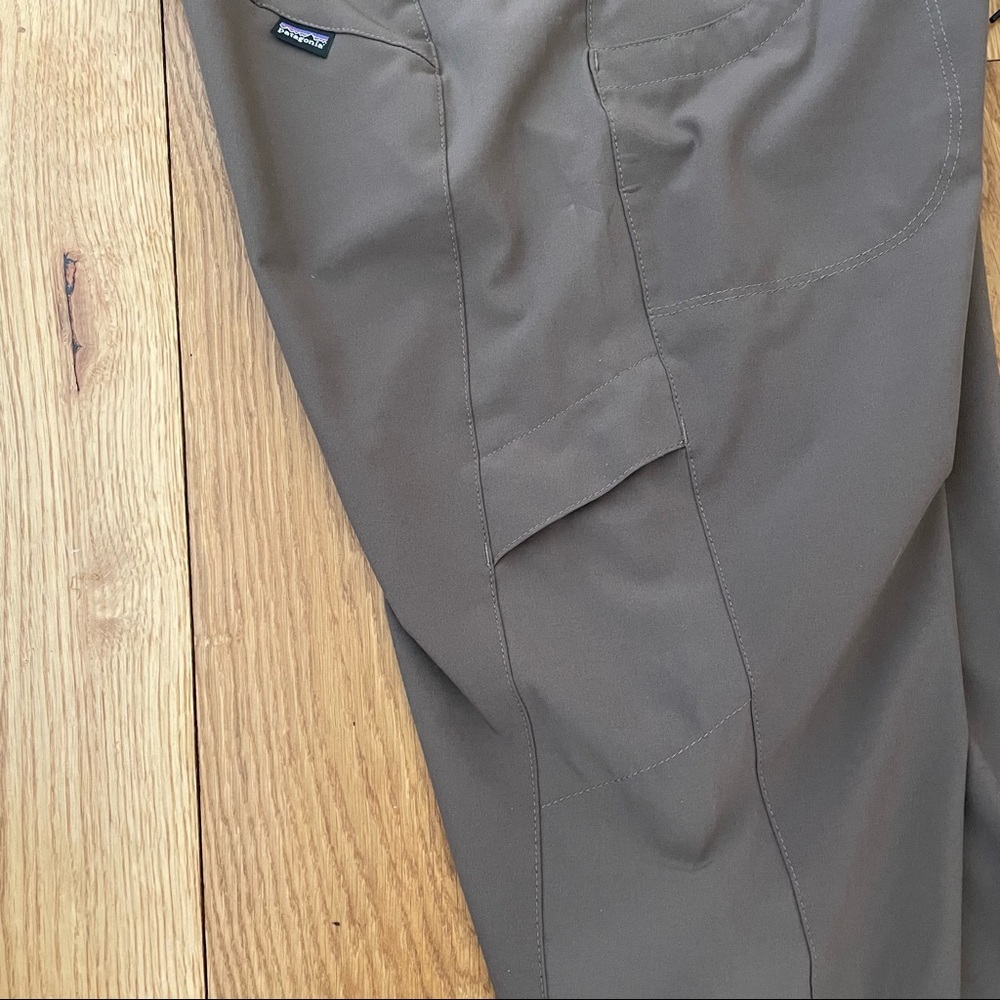 ❤️SOLD❤️ PATAGONIA ATHLETIC HIKING CAPRIS BROWN SZ 6 - Picture 6 of 7